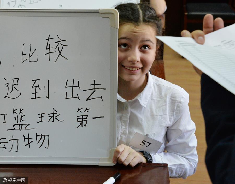 汉字测试 A test on Chinese characters