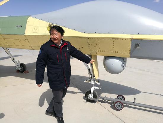 Li Yidong, chief designer of the Wing-Loong UAS series. [Photo: news.163.com]