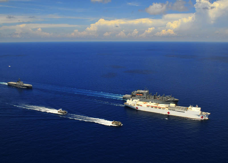 An undated photo shows the view of South China Sea. [Photo: 163.com]