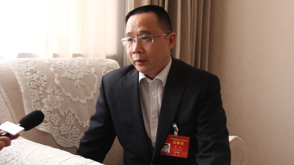 Deputy Cao Yong from east China's Jiangsu Province