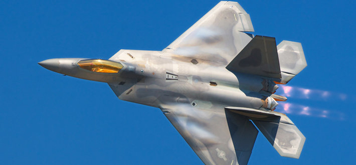 The Lockheed Martin F-22 Raptor air-to-air combat jet of U.S.. [Photo: baike.com]