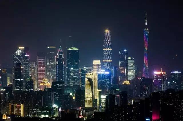 Guangzhou in night. [Photo: Guangzhou Daily]