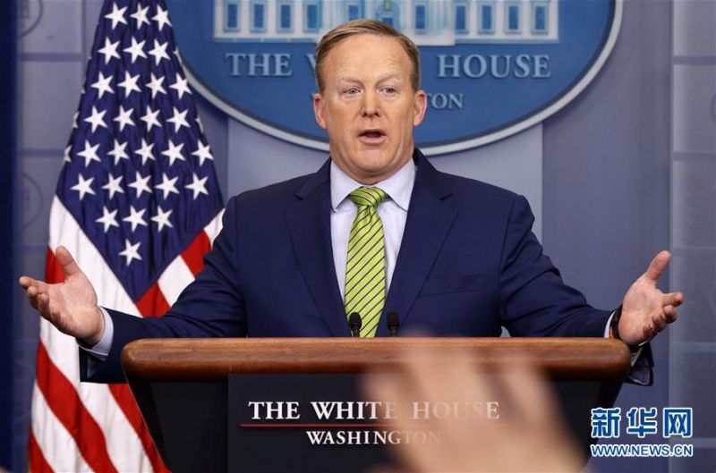 White House spokesman Sean Spicer. [File Photo: Xinhua]