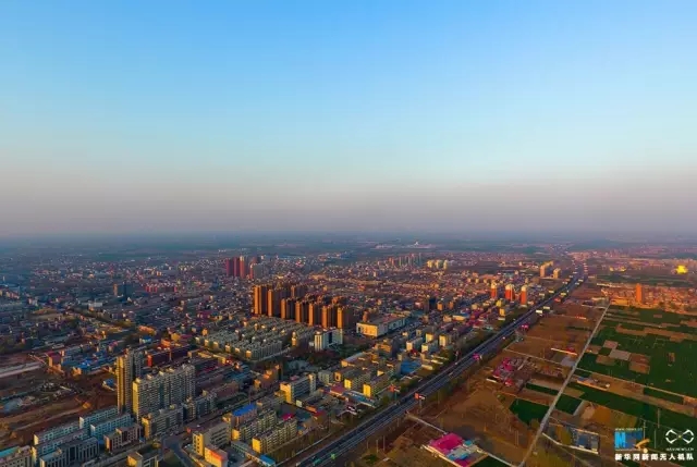 An aerial photo of Rongcheng county, north China's Hebei Province. [Photo: Xinhua]