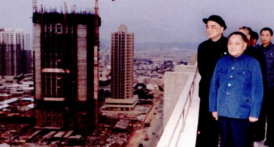Deng Xiaoping visited Shenzhen Special Economic Zone in 1984. [Photo: china.com]
