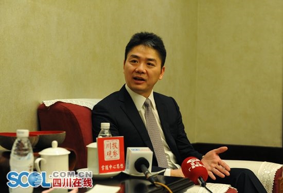 File photo shows JD.com CEO Richard Liu. [Photo: scol.com.cn]