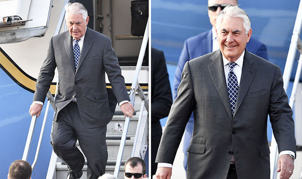 Rex Tillerson arrives in Moscow for crunch talks with Russian officials.[Photo: Getty]