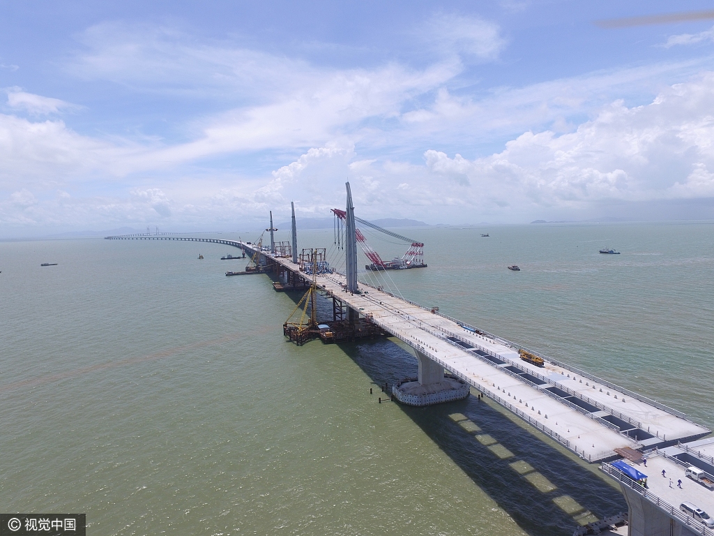Undated photo shows the Hong Kong-Zhuhai-Macao Bridge [Photo: VCG]