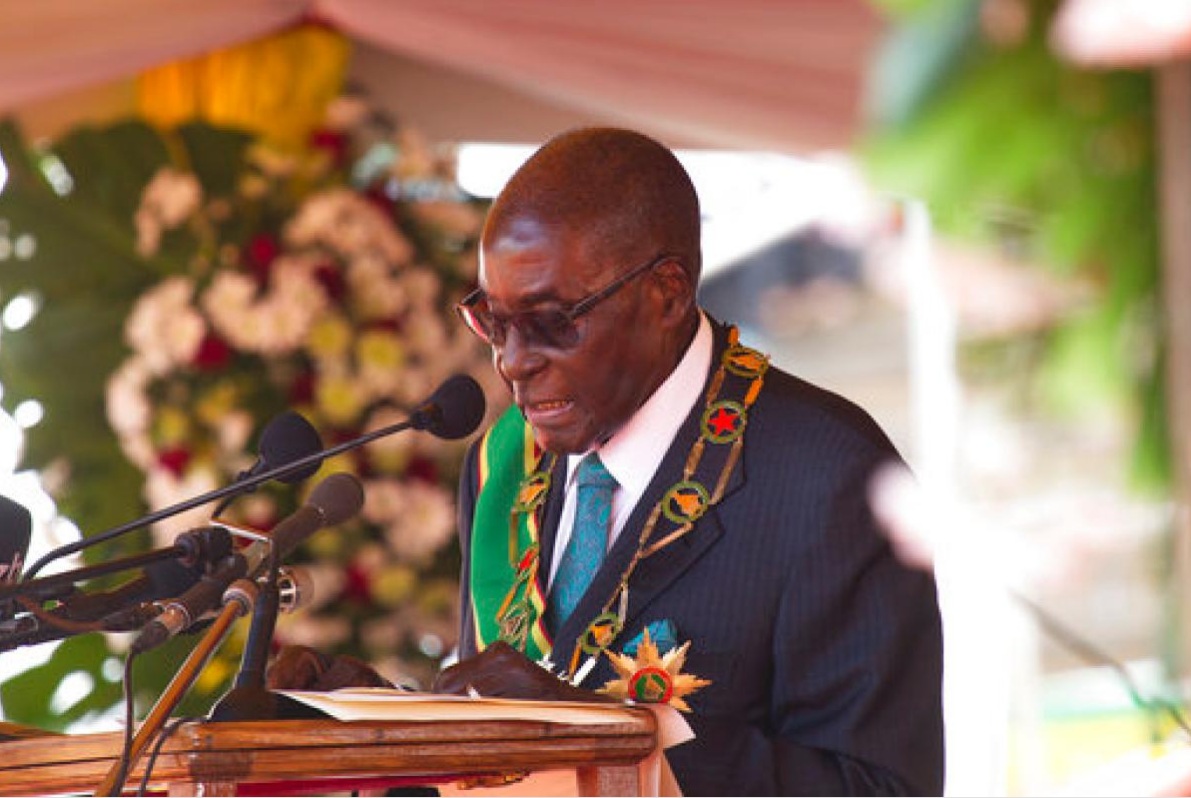 Zimbabwean President Robert Mugabe delivers his speech during the country's 37 Independence celebrations in Harare, Tuesday, April, 18, 2017. Zimbabwe is celebrating 37 years of Independence from British colonial rule with the ruling Zanu Pf party calling on patriots to uphold and cherish the values that informed the liberation struggle.[Photo: AP]