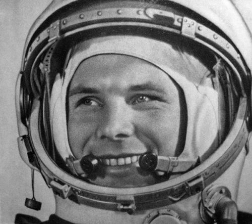 An undated photo of Russian astronaut Yuri Gagarin, who was the first human to orbit the earth. [Photo: Youth.cn]