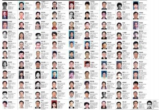 The list of the 100 most wanted overseas fugitives issued with red-warrants. [File photo: 163.com]