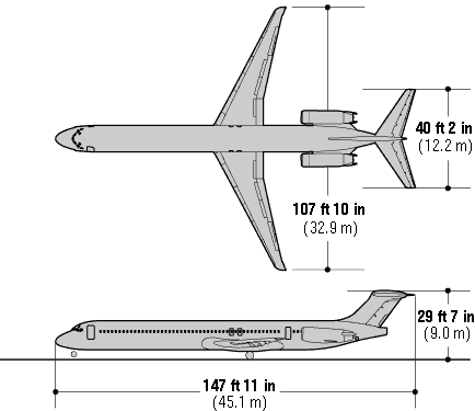 A sketch of the MD-82.[Photo: caac.gov.cn] 