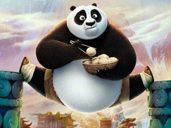 Poster of ‘Kung Fu Panda’ [Photo: sina.com.cn]
