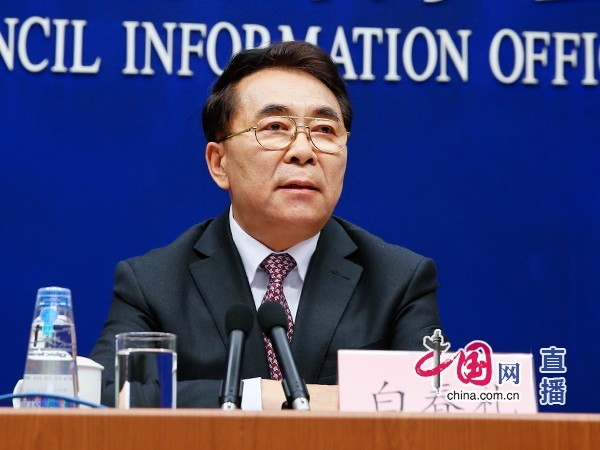 Bai Chunli, president of the Chinese Academy of Sciences (CAS), at a press briefing in Beijing, May 9, 2017. [Photo: china.com.cn]