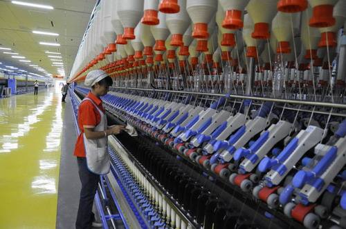 A textile factory of Shandong Ruyi Technology Group.[Photo: Agencies]