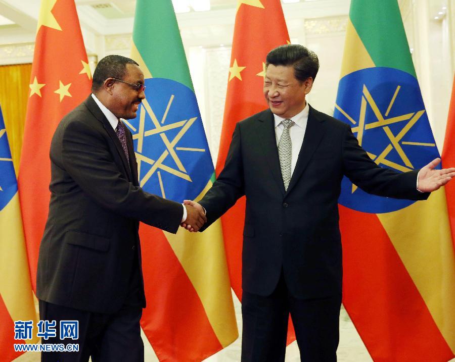 Chinese President Xi Jinping on Friday called on China and Ethiopia to elevate bilateral relations into a comprehensive strategic partnership of cooperation. [File photo: Xinhua]