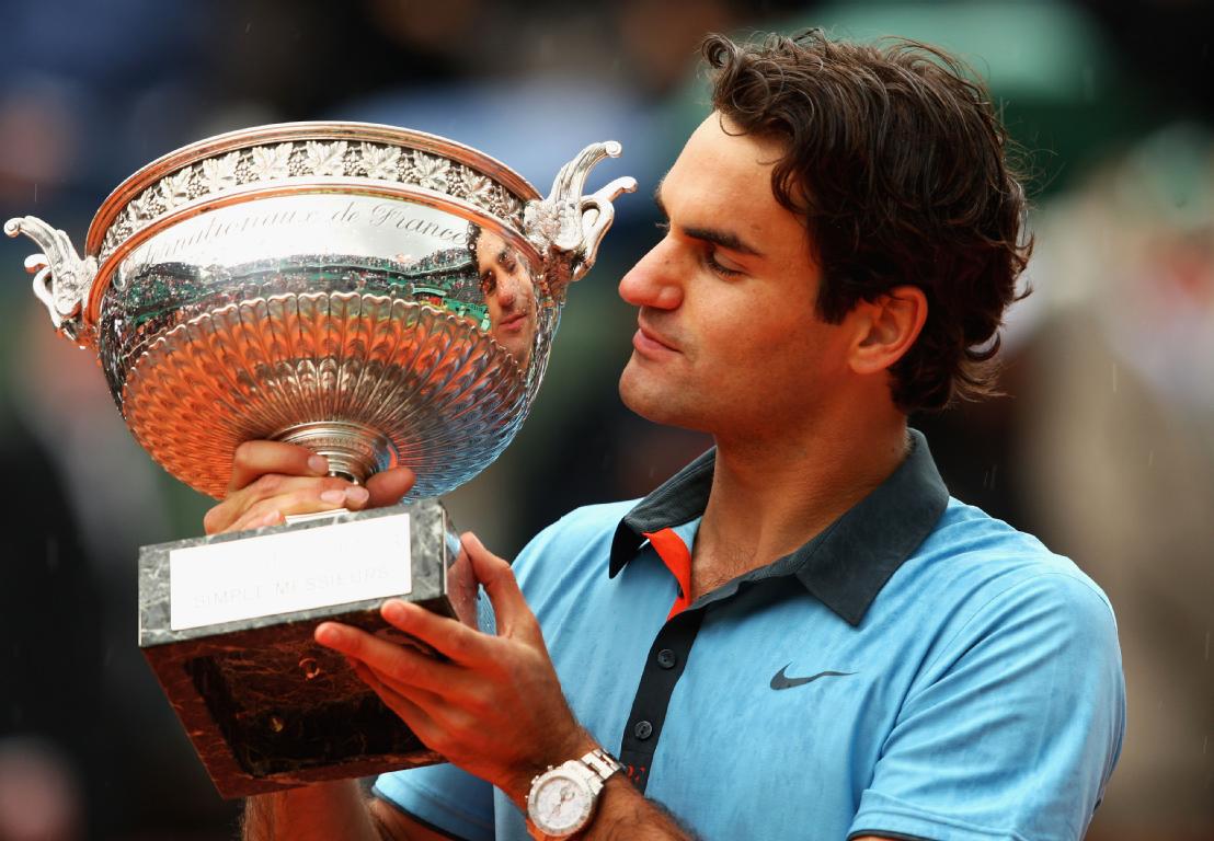 Roger Federer won the championship of French Open in 2009. [File photo: baidu.com]