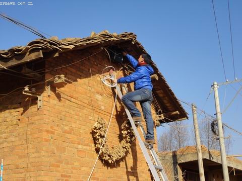 The high-speed broadband network enters homes in China's countryside. [Photo: zynews.com.cn]