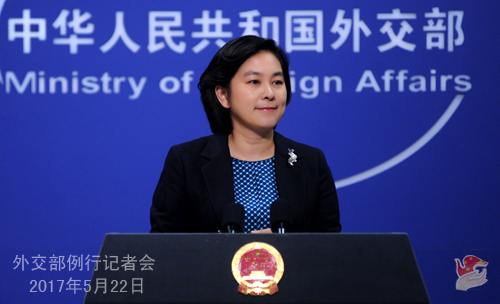 Foreign Ministry spokesperson Hua Chunying [Photo: fmprc.gov.cn]