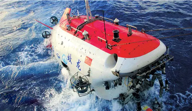 Chinese manned deep-sea research submersible Jiaolong [Photo: baidu.com]