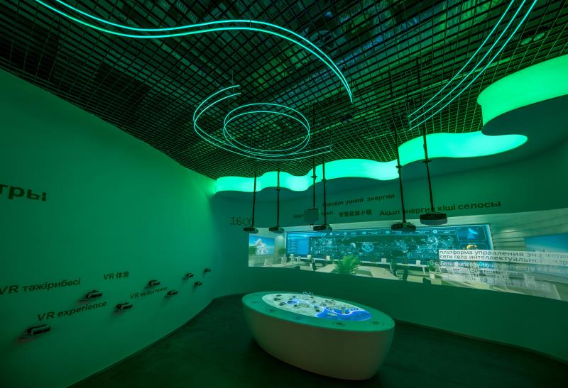 Virtue reality experience area in Chinese pavilion at the World Expo in the Kazakh capital, Astana. [Photo: China Plus]