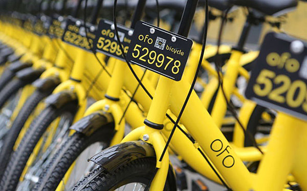 Photo shows bikes that users can easily ride or park under the sharing scheme. [Photo: diyitui.com]