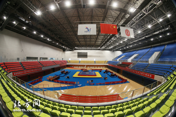 A stadium for the 13th Chinese National Games in Tianjin [Photo: enorth.com.cn]