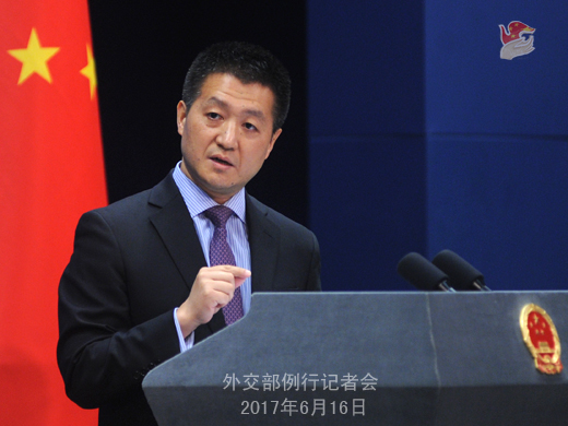 Foreign Ministry spokesperson Lu Kang says China welcomes positive signals from the Democratic People's Republic of Korea (DPRK) and the Republic of Korea (ROK). [Photo: fmprc.gov.cn]