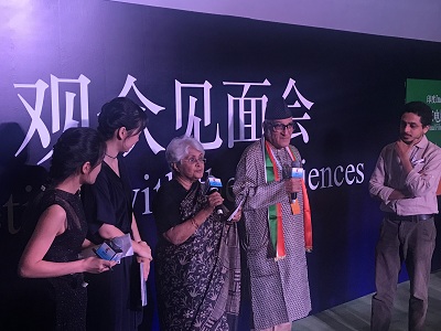 On June 26,2017, the production team of the Indian feature film "Turtle" meets the Chinese audiences during the 2017 BRICS Film Festival held in the Chinese city of Chengdu. [Photo:ChinaPlus]