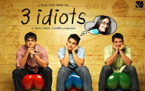 "3 Idiots" has been one of the most well-received Bollywood films in China in recent years. [Poster:baidu.com]