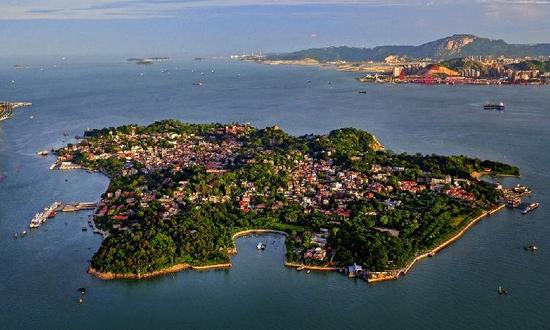 Arial photo of China's Gulangyu [Photo: 163.com]