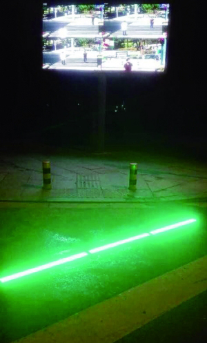 Underground traffic lights in Suzhou, Jiangsu province [Photo: xdkb.net]