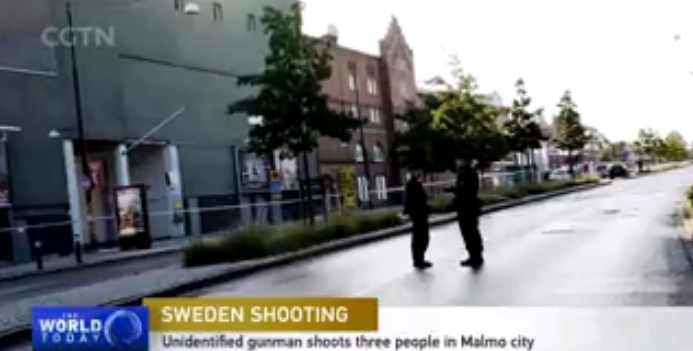Three people have been shot in Sweden's third largest city, Malmo. [Photo: CGTN]