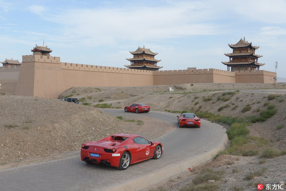 法拉利和骆驼上演“速度与激情”？Ferrari and camels play "The Fast and The Furious?"